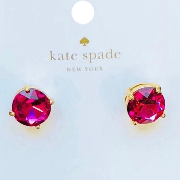 kate spade ruby stud earrings